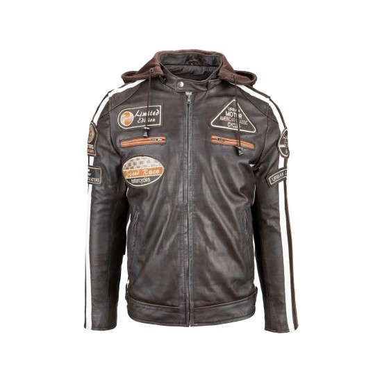 Motorcycle Retro Leather Jacket