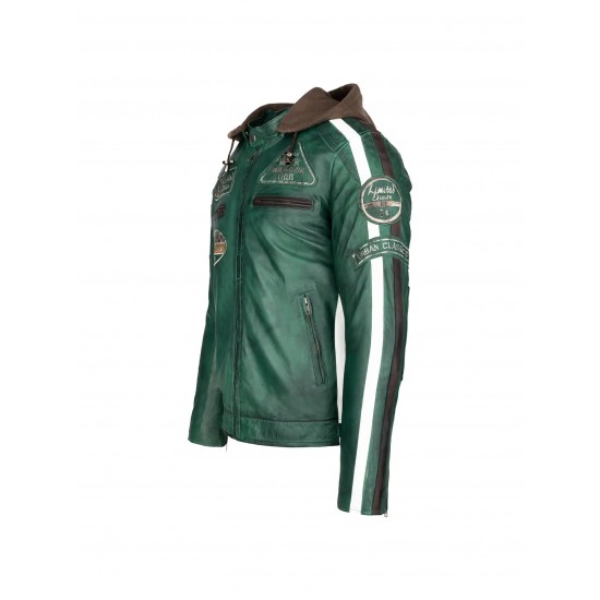 Motorcycle Retro Leather Jacket